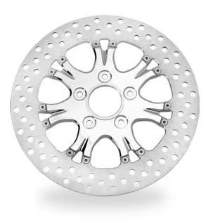 Performance Machine Wrath Two-Piece Brake Rotor - 11.5in. - Chrome Motorcycle - Image 1 of 4