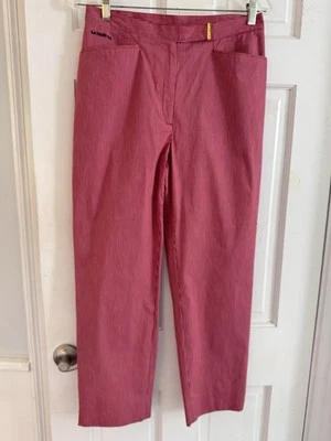 Брюки женские Ralph Lauren размер 8 для пикника красно-белые клетчатые 29 X 27 внутренний шов морские - Изображение 1 из 4