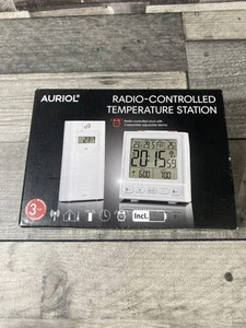 Auriol Radio-Controlled Temperature Station with Sensor New Boxed Unused - Picture 1 of 5