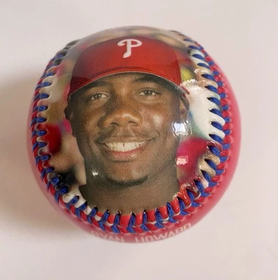 PHILADELPHIA PHILLIES RYAN HOWARD COMMEMORATIVE BASEBALL: 2006 NL MVP  - Image 1 of 4