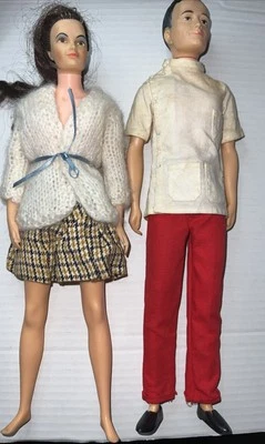 Juego De Colección De 2 Muñecas John & Lisa Littlechamp Remco LITTLECHAP  Foto 1 de 4