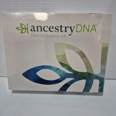 Ancestry DNA Activation Kit New Sealed Genetic Test Collection Box - image 1 of 3