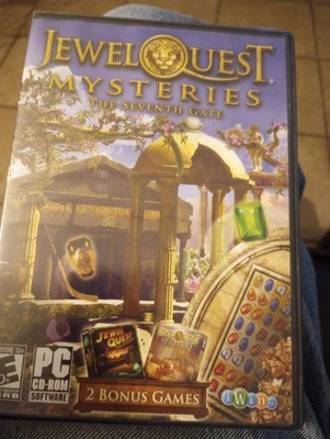 2013 Jewel Quest Mysteries: The Seventh Gate PC Game With 2 Bonus Games SEALED - Image 1 of 2