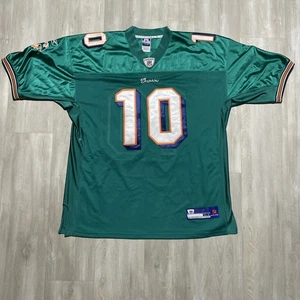 Vintage 2000s NFL Miami Dolphins Football Chad #10 Pennington Jersey Size 54 2XL - Picture 1 of 14