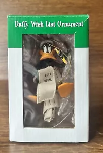 Looney Tunes Daffy Duck’s Wish List Ornament Warner Bros Studio Store 1997 - Picture 1 of 11