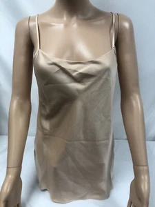 Tank Top Woman elizabeth and james 100% Polyester Size M Color Apricot New - Picture 1 of 8