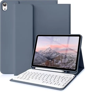 Funda con teclado inalámbrico desmontable gris púrpura iPad 10.ª/11ª generación 10.9"/11" - Imagen 1 de 9
