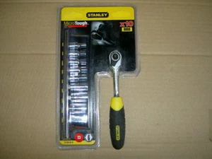 Stanley Tools MicroTough Socket Set of 10 Metric 1/4in Drive STA 0-94-610 - Picture 1 of 2