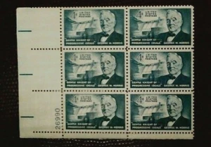 US Scott #1184 4c George W. Norris Issue 1961 Plate Block of 6 M/NH/OG - Picture 1 of 2