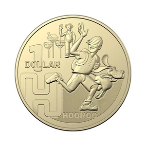 2022 Australia Post Great Aussie Coin Hunt - ''H" Hooroo $1 Coin - Bild 1 von 2