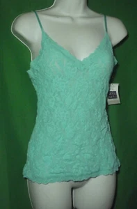 NEW HANKY PANKY 484731 BAQB MADE IN USA LINGERIE STRAPS V-NECK LACE CAMISOLE S - Picture 1 of 1