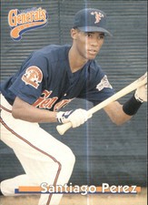 1995 Fayetteville Generals Team Issue #19 Santiago Perez