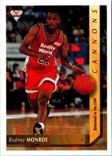 1994 Australian Futera NBL Rodney Monroe #14 Canberra Cannons Basketball Card