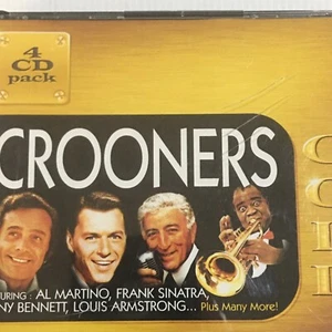 Crooners Gold 4 CD box set Frank Sinatra Tony Bennet Al Martino Louis Armstrong - Picture 1 of 7