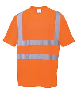 Camiseta de protección de advertencia naranja S - XXXL Warn Polo Shirt Warnshirt camisa naranja de advertencia - Imagen 1 de 1