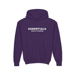 Kids Heavy Cotton ESSENTIALS fear of hashem  Sweatshirt - Picture 1 of 21