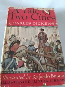 A Tale Of Two Cities - Charles Dickens Illustrated With Dust Jacket 1948 - Picture 1 of 2