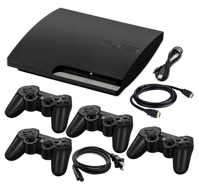 Black PlayStation 3 Sony PS3 Slim 1 Tb 94 Top Games Refurbished, Model  Name/Number: P3S1000UDMN