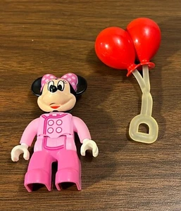 Lego Duplo auténticas piezas de repuesto - Figura de Minnie Mouse con globos - En buen estado - Imagen 1 de 3