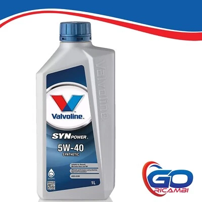1 Lt Olio Motore Valvoline - SYN POWER 5w40 FULL SYNTHETIC SINTETICO VE11260 - Immagine 1 di 2
