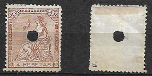 Spain 1873 Edifil 139T used - 21/9 - Picture 1 of 1