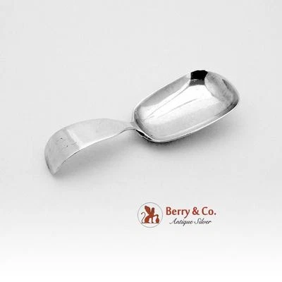 Cuchara de carrito de té georgiano de plata de ley Richard Poulden 1824 Foto 1 de 4