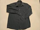 NEW Hugo Boss Men Dress Shirt Black Pinstripes - Size 16 1/2 - 32/33