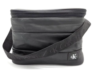VINTAGE Calvin Klein CK Insulated Cooler Lunch Bag Black NEW Rare Zipper - Picture 1 of 11