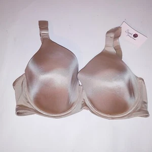 Secret Treasures Bra Full Figure T Shirt Smoothing Back Solid Beige Tan New - Picture 1 of 12