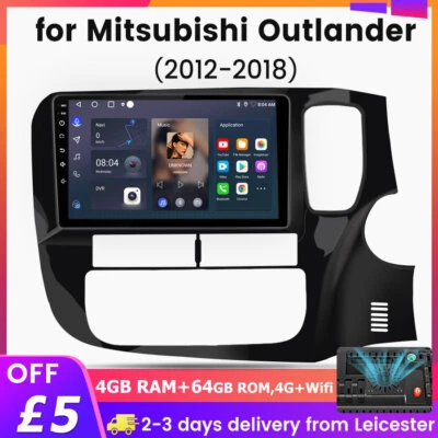 JUNSUN 4G+64G Android Auto Carplay Car Stereo Radio For Mitsubishi Outlander 2012-2018