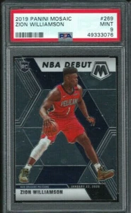 2019 Panini Mosaic Zion Williamson Rookie RC PSA 9 Mint #269 - Imagen 1 de 1