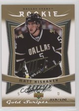 2007-08 Upper Deck MVP Gold Scripts /100 Matt Niskanen #372 Rookie RC