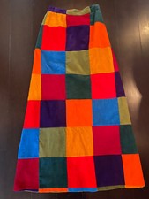 saia longa de veludo cotele