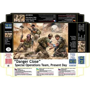 Kit de figuras escala MASTER BOX MB35207 1:35 “Danger Close” Equipo de Operaciones Especiales - Imagen 1 de 8