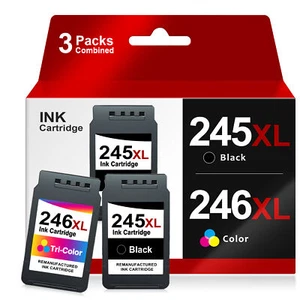 Lote tinta PG-245XL CL-246XL para Canon 245 246 Pixma MX490 TS3322 TR4522 MG2520 - Imagen 1 de 11