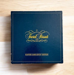 Vintage 1983 Trivial Pursuit Master Board Game Genus Edition Complete - Picture 1 of 10