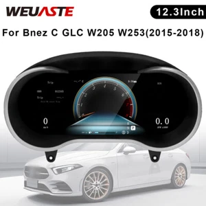 Fit For Mercedes Benz C W205 GLC W235 2015-18 Car Digital Instrument LCD Cluster - Imagen 1 de 12