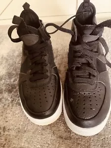Nike Air Force 1 Ultraforce Mid Black White (Women's) Size 6.5 - Picture 1 of 6