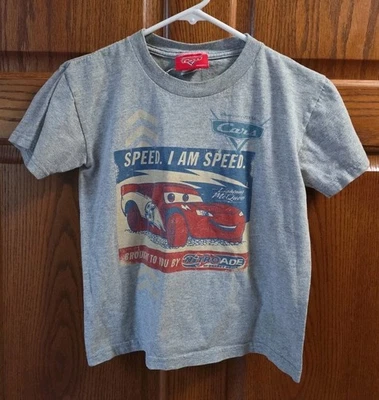 Camiseta Dusney Pixar Cars Lightning McQueen I Am Speed niños talla 6/7 Nitroade Foto 1 de 3