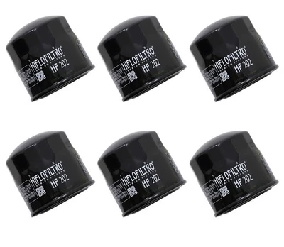 Filtro de aceite 6 Hiflofiltro HF202 OE Honda Magna Shadow Interceptor Kawasaki Vulcan Foto 1 de 2