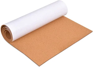 Self-Adhesive Cork Board Roll, 1/8" Thick Cork Boards for Walls, 20"X16" Cork Bo - Picture 1 of 12