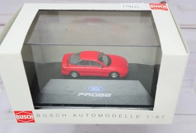 Busch 47402, Ford Probe 24V Coupe, Red, 1/87 HO Scale - Image 1 of 2