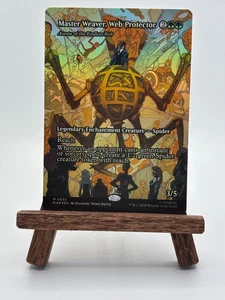 Master Weaverl, Web Protector (Borderless) Foil - MAR 32 MTG Magic The Gathering - Picture 1 of 2