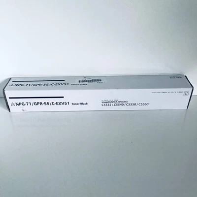Compatible Canon GPR-55 C5535/C5760 Black Toner Cartridge 0481C003AA, 0481C003 - Image 1 of 4
