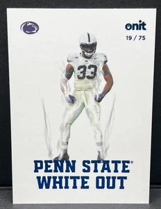 2025 Onit Dani Dennis-Sutton BLUE /75 WHITEOUT WH-4 PSU Penn State NM - Picture 1 of 10