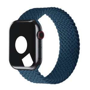 APPLE WATCH 45MM BRAIDED SOLO LOOP - SIZE 8 - ABYSS BLUE - Picture 1 of 3