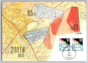 #2150 Zip Plus 4 FDC Maxi Card - Picture 1 of 2