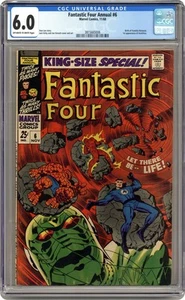 Fantastic Four Annual #6 CGC 6.0 1968 3815665006 1st app. Franklin Richards - Picture 1 of 2
