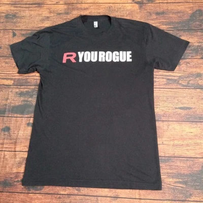 Camiseta para hombre Rogue manga corta cuello redondo grande negra Foto 1 de 4