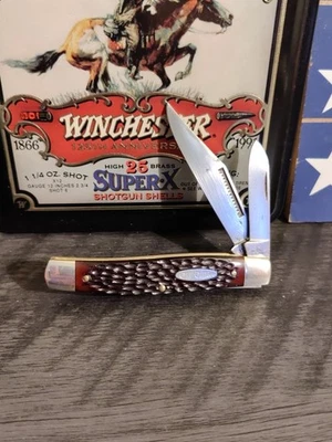 HERMOSO Cuchillo Trampero De Colección OLD CUTLER EE. UU. COLONIAL Hueso Planificado 2 HOJAS #A8 Foto 1 de 4